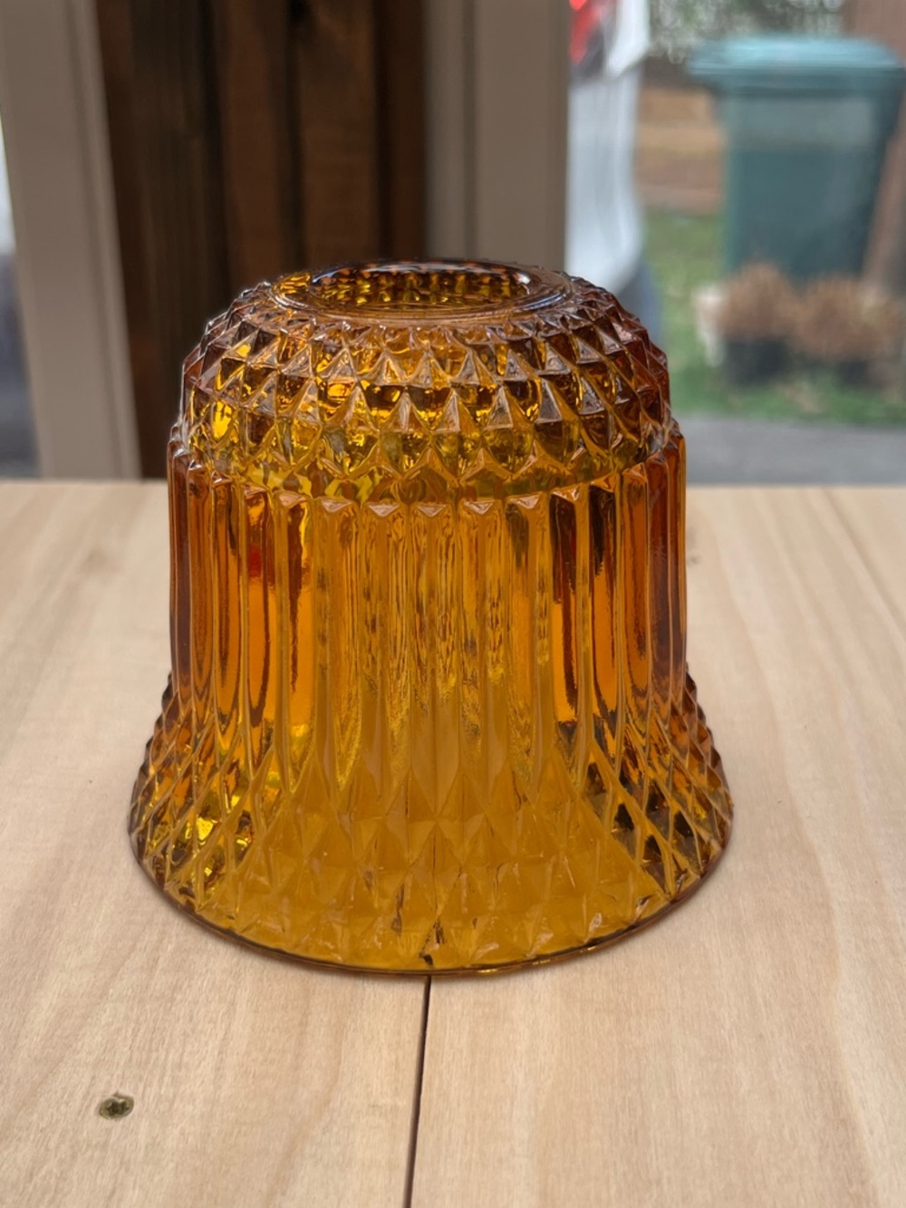 Vintage amber Fairy light top